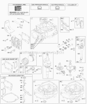 Cams Crankshaft Cylinder Engine Sump KitGaskets Lubrication Piston Group Valves Diagram and Parts List for 12V802-3118-E1  Briggs and Stratton Engine